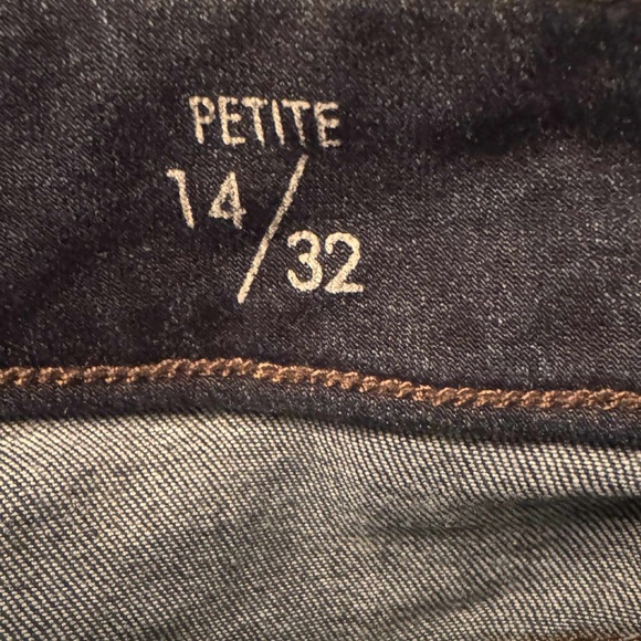 Liverpool Women's Dark Blue Cropped Jeans size petite 14 / length 32in - Picture 6 of 7